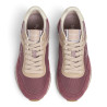 Zapatillas Pepe Jeans Hailon de mujer rosas con ante y suela caramelo