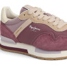 Zapatillas Pepe Jeans Hailon de mujer rosas con ante y suela caramelo