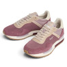 Zapatillas Pepe Jeans Hailon de mujer rosas con ante y suela caramelo