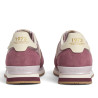 Zapatillas Pepe Jeans Hailon de mujer rosas con ante y suela caramelo