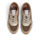 Sabatilles Pepe Jeans Bexley de dona beix i marrons amb detalls metal·litzats - Querol online