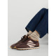 Zapatillas Pepe Jeans Jane de mujer marrones de ante estilo retro running - Querol online