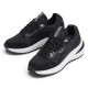 Zapatillas Pepe Jeans Winslow de mujer negras con ante y detalles animal print - Querol online