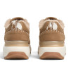 Sabatilles Pepe Jeans Kimi de dona marrons de camussa amb borreguet