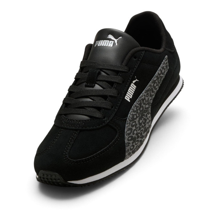 Zapatillas Puma ST Track Feline de mujer negros con animal print - Querol online