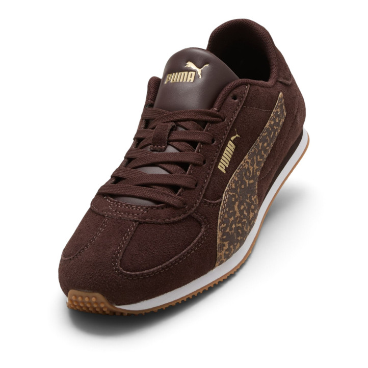 Sabatilles Puma ST Track Feline de dona marrons amb animal print - Querol online