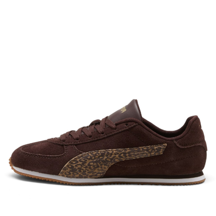 Zapatillas Puma ST Track Feline de mujer marrones con animal print - Querol online