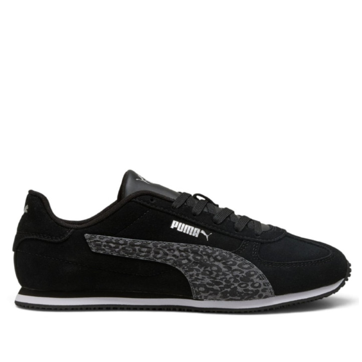 Zapatillas Puma ST Track Feline de mujer negros con animal print - Querol online