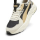 Zapatillas Puma Trinity Lite Animal de mujer beige y negras con animal print - Querol online