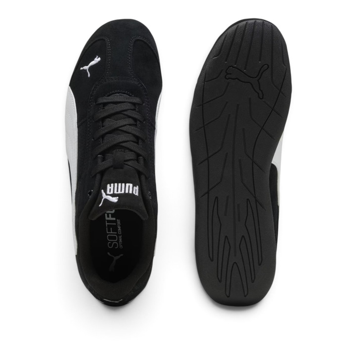 Zapatillas Puma Replicatch SD negras y blancas de ante - Querol online