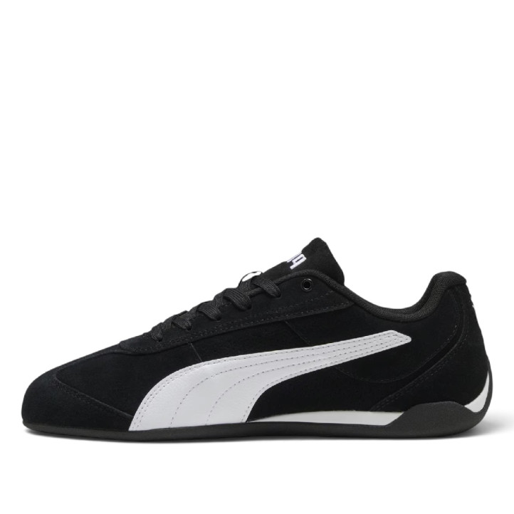Zapatillas Puma Replicatch SD negras y blancas de ante - Querol online