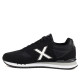 Zapatillas deportivas Munich Dash 20 de hombre negras con detalles blancos - Querol online