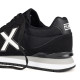 Zapatillas deportivas Munich Dash 20 de hombre negras con detalles blancos - Querol online