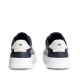 Sabatilles esportives Tommy Hilfiger d'home blau marí de pell amb sola blanca - Querol online