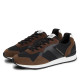 Sabatilles esportives Tommy Hilfiger d'home negres i marrons estil retro running - Querol online