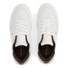 Sabatilles Tommy Hilfiger de dona blanques de pell amb detalls marrons