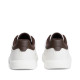 Zapatillas Tommy Hilfiger de mujer blancas de piel con detalles marrones - Querol online