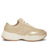 Sabatilles Tommy Hilfiger de dona beix de camussa amb detalls daurats