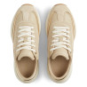 Sabatilles Tommy Hilfiger de dona beix de camussa amb detalls daurats