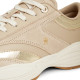 Sabatilles Tommy Hilfiger de dona beix de camussa amb detalls daurats - Querol online