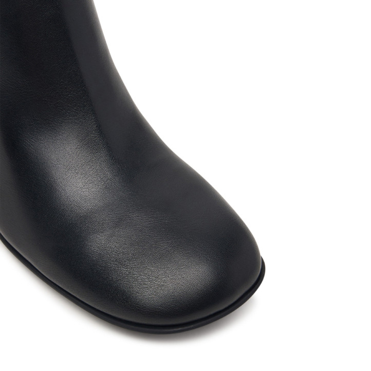 Botins de taló Guess de dona negres amb taló alt i acabat efecte pell - Querol online