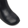 Botines tacón Guess de mujer negras con tacón alto y acabado efecto piel