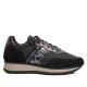 Sabatilles Cetti de dona negres amb camussa i detalls metal·litzats - Querol online