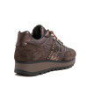 Sabatilles Cetti de dona marrons de camussa amb detalls metal·litzats