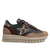 Sabatilles Cetti XL de dona negres i beix amb animal print