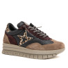 Zapatillas Cetti XL de mujer negras y beige con animal print