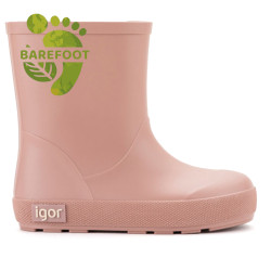 Botas agua Igor Yogi Barefoot infantiles rosas