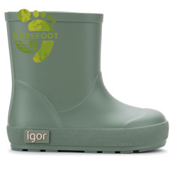 Botas agua Igor Yogi Barefoot infantiles verdes