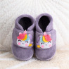Espardenyes casa Igor Homie Unicorn infantils malva amb velcro