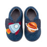 Zapatillas casa Igor Homie Espacio infantiles azul marino barefoot