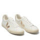 Zapatillas VEJA Esplar de mujer blancas de piel con detalles dorados - Querol online