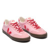 Sabatilles VEJA Volley de dona roses de pell amb detalls vermells