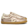 Zapatillas VEJA Volley de mujer metalizadas en bronce con detalles blancos