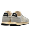 Zapatillas VEJA Rio Branco II de mujer beige y grises con detalles negros