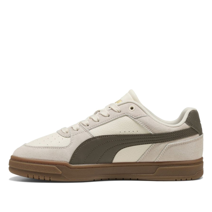 Zapatillas deportivas Puma Caven III OG de hombre beige con detalles marrones y suela caramelo - Querol online