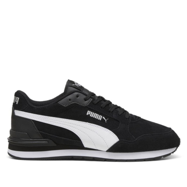 Zapatillas deportivas Puma ST Runner v4 Suede negras y blancas de hombre - Querol online
