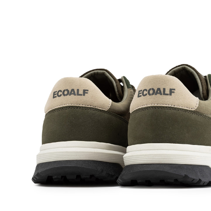 Zapatillas Ecoalf Ventura verdes de hombre con materiales reciclados - Querol online