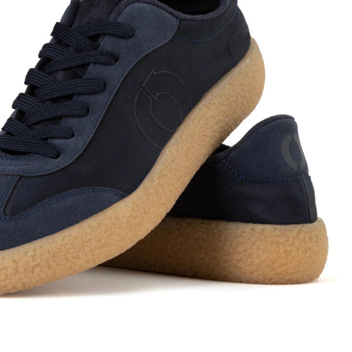 Zapatos sport Ecoalf Phoenix azul marino de hombre con suela tipo popcorn - Querol online