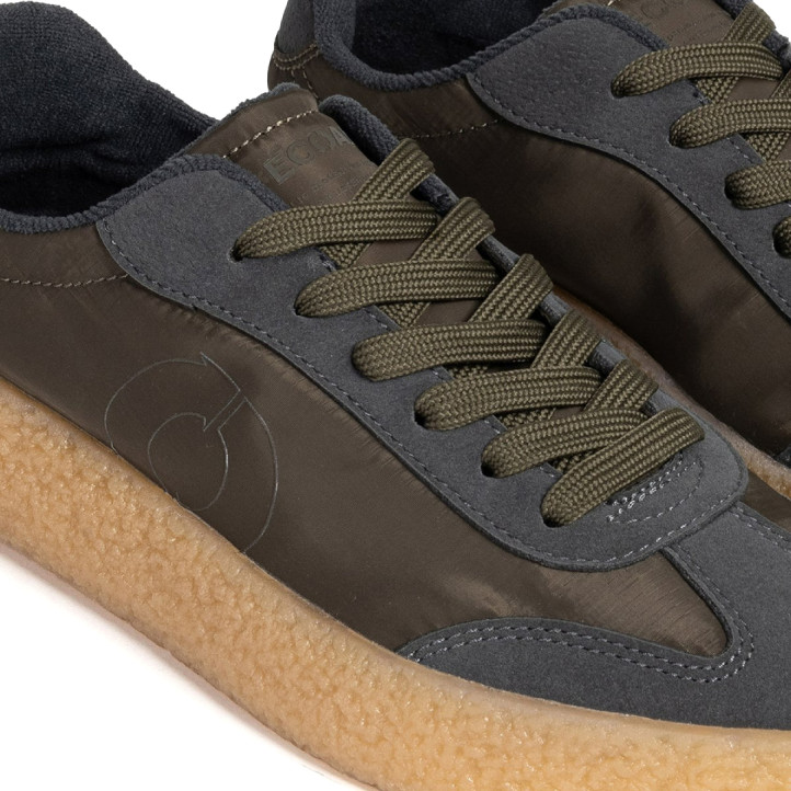 Sabates sport Ecoalf Phoenix oliva caqui d'home amb sola tipus popcorn - Querol online