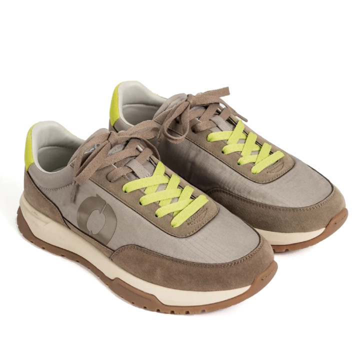 Zapatillas Ecoalf Ventura beige para mujer con cordones intercambiables - Querol online