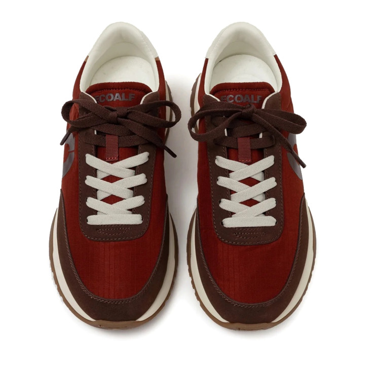 Zapatillas Ecoalf Ventura naranja oscuro para mujer con cordones intercambiables - Querol online