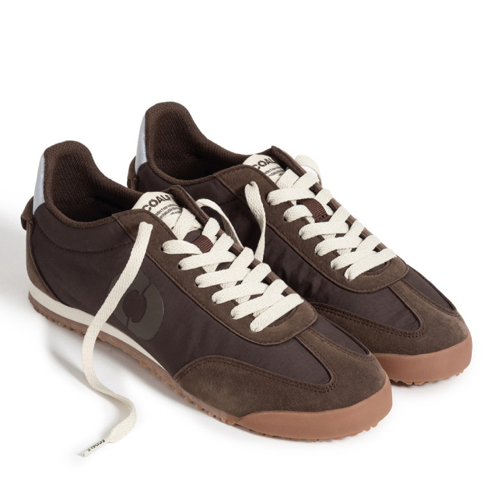Zapatillas Ecoalf Orleans marrón oscuro para mujer de estilo retro - Querol online