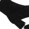 Botines tacón ETIKA negros de antelina con tacón para mujer