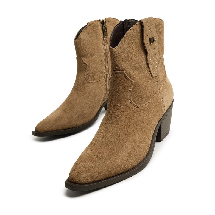 BOTINES DE MUJER MUSTANG DAPHNE MARRON 52767 63798 - Querol online