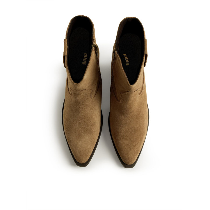 BOTINES DE MUJER MUSTANG DAPHNE MARRON 52767 63798 - Querol online