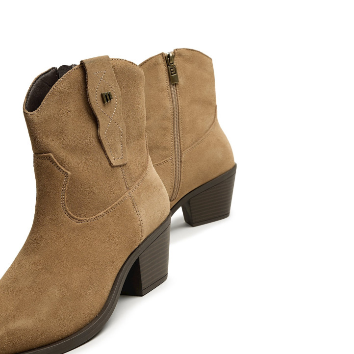 BOTINES DE MUJER MUSTANG DAPHNE MARRON 52767 63798 - Querol online